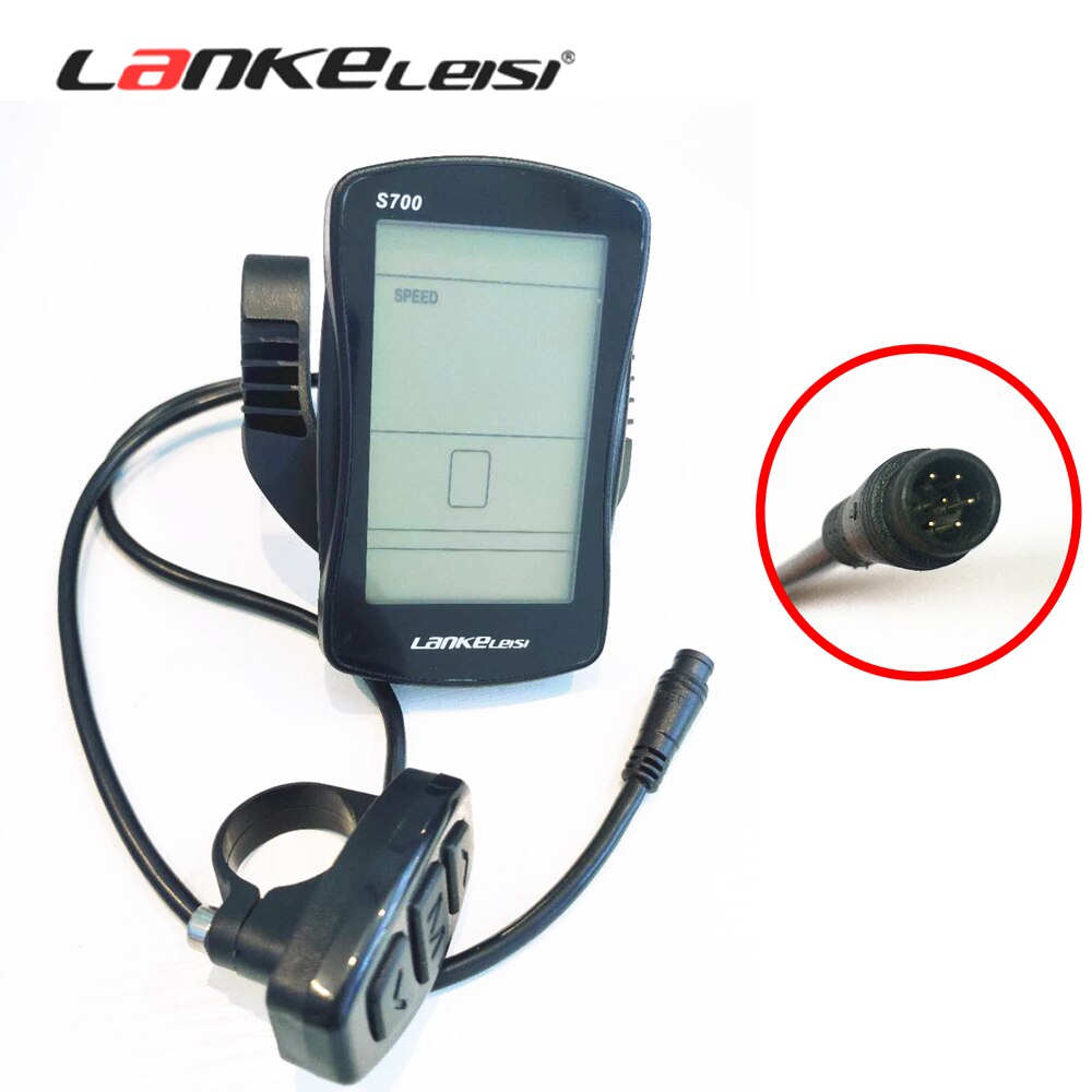 Multifunctional LCD display accessory for LANKELEISI electric bikes, compatible with S700, S866, and S600 models.