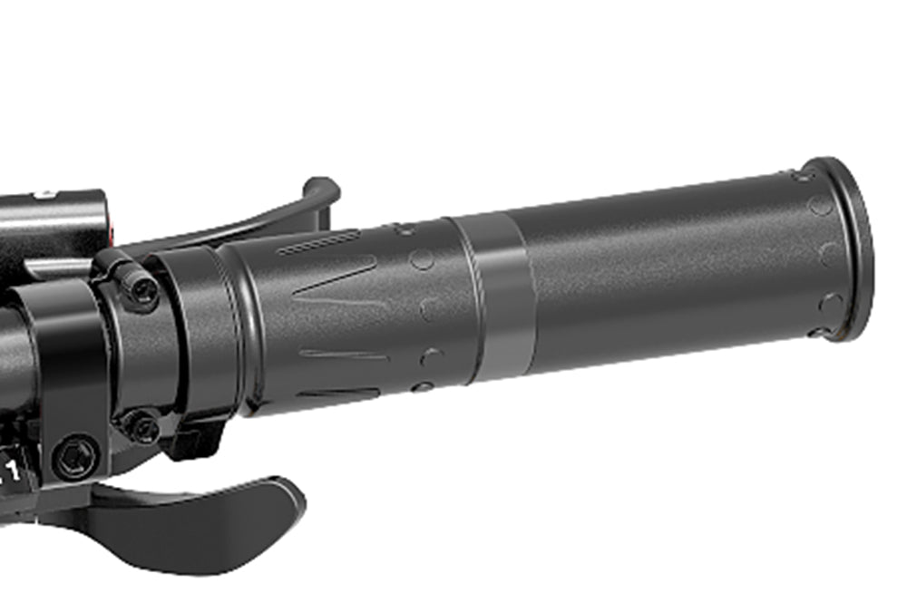 Lankeleisi handle cover for electric bike throttle grip on Lankeleisi XC4000 e-bike, black rubber material with textured grip surface.