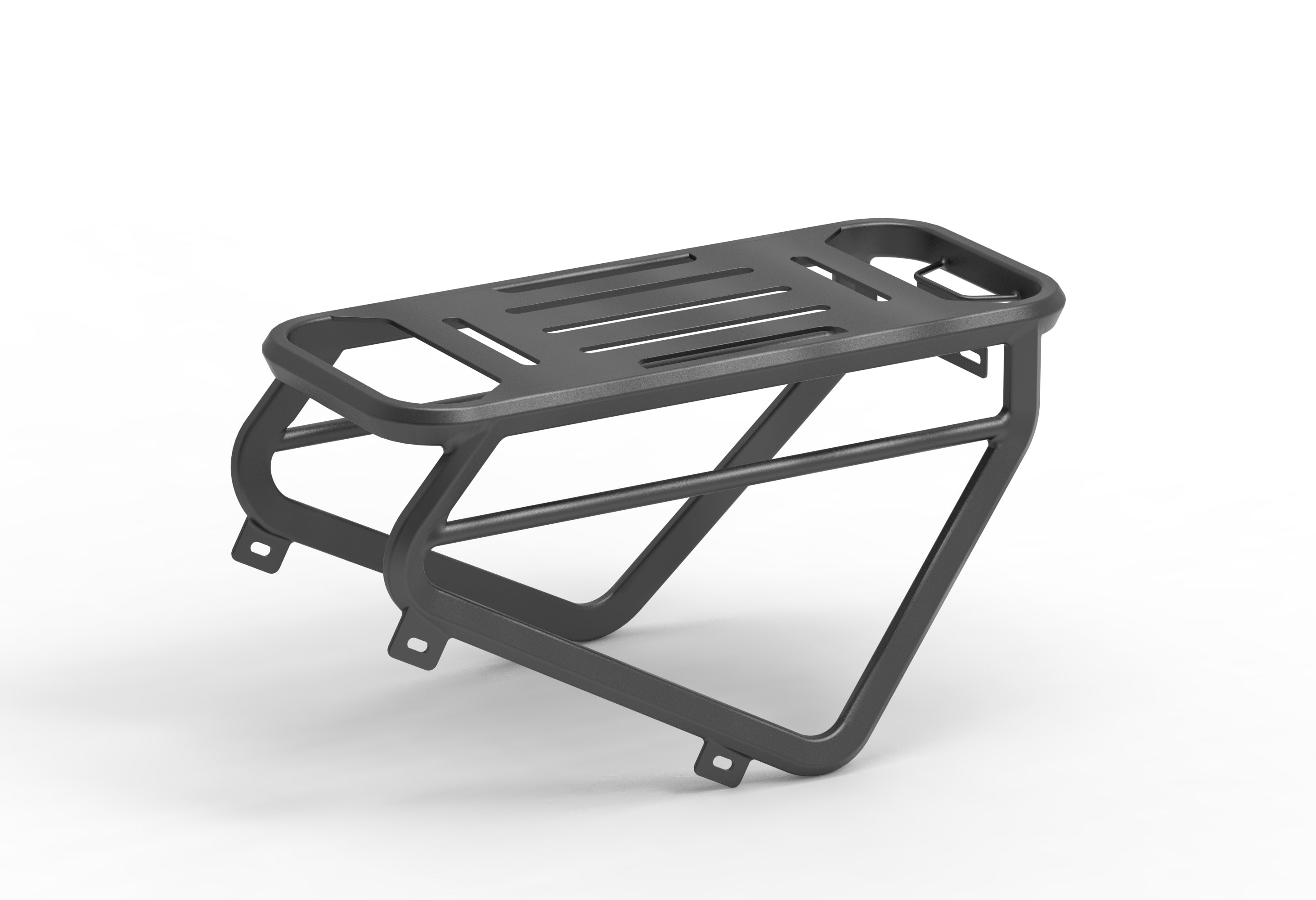 Rear luggage rack carrier for LANKELEISI bicycle, durable metal design with mounting brackets for secure cargo transport.
