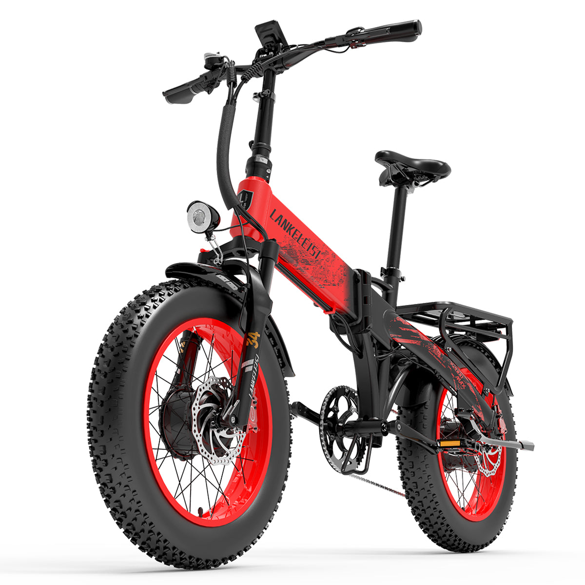 Lankeleisi X2000 MAX 2000W デュアルモーター 折りたたみ式電動自転車