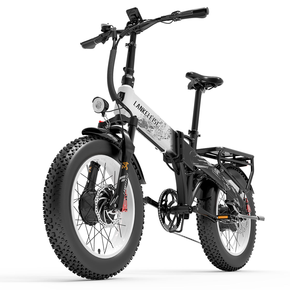 Lankeleisi X2000 MAX 2000W デュアルモーター 折りたたみ式電動自転車