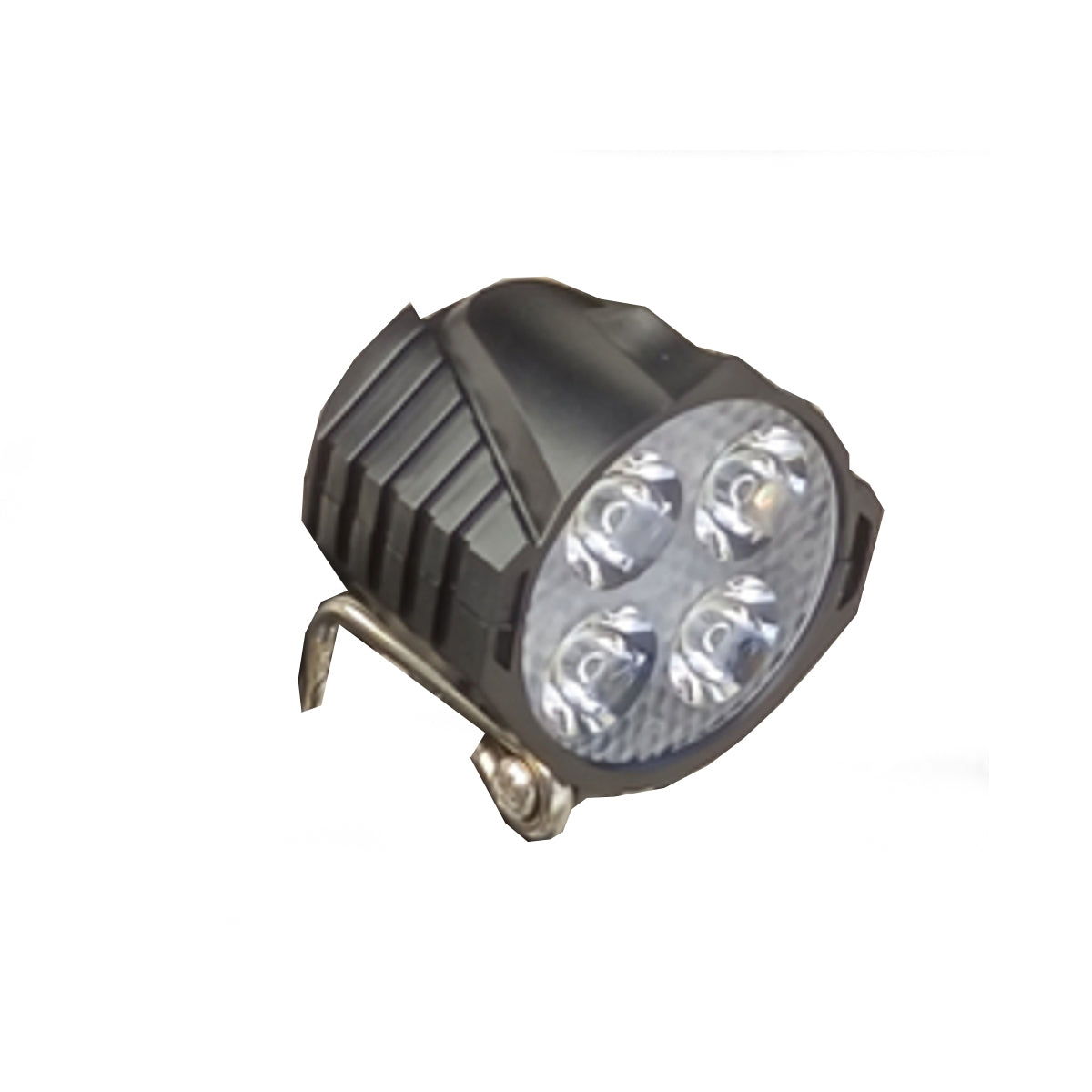 Lankeleisi electric bike front light mounted on handlebar, providing bright illumination for night riding.
