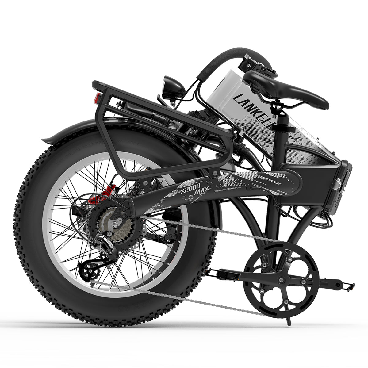 Lankeleisi X2000 MAX 2000W デュアルモーター 折りたたみ式電動自転車