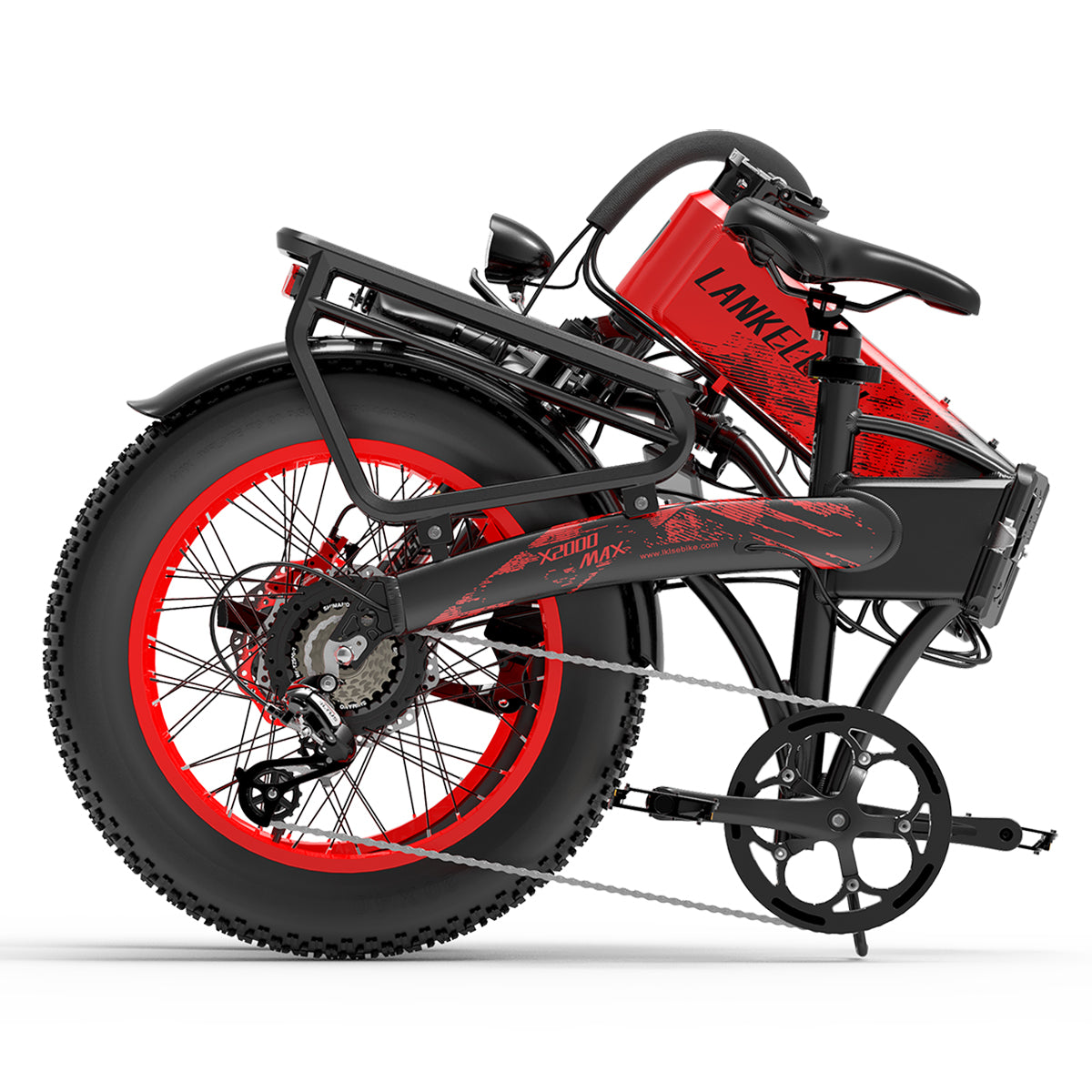 Lankeleisi X2000 MAX 2000W デュアルモーター 折りたたみ式電動自転車