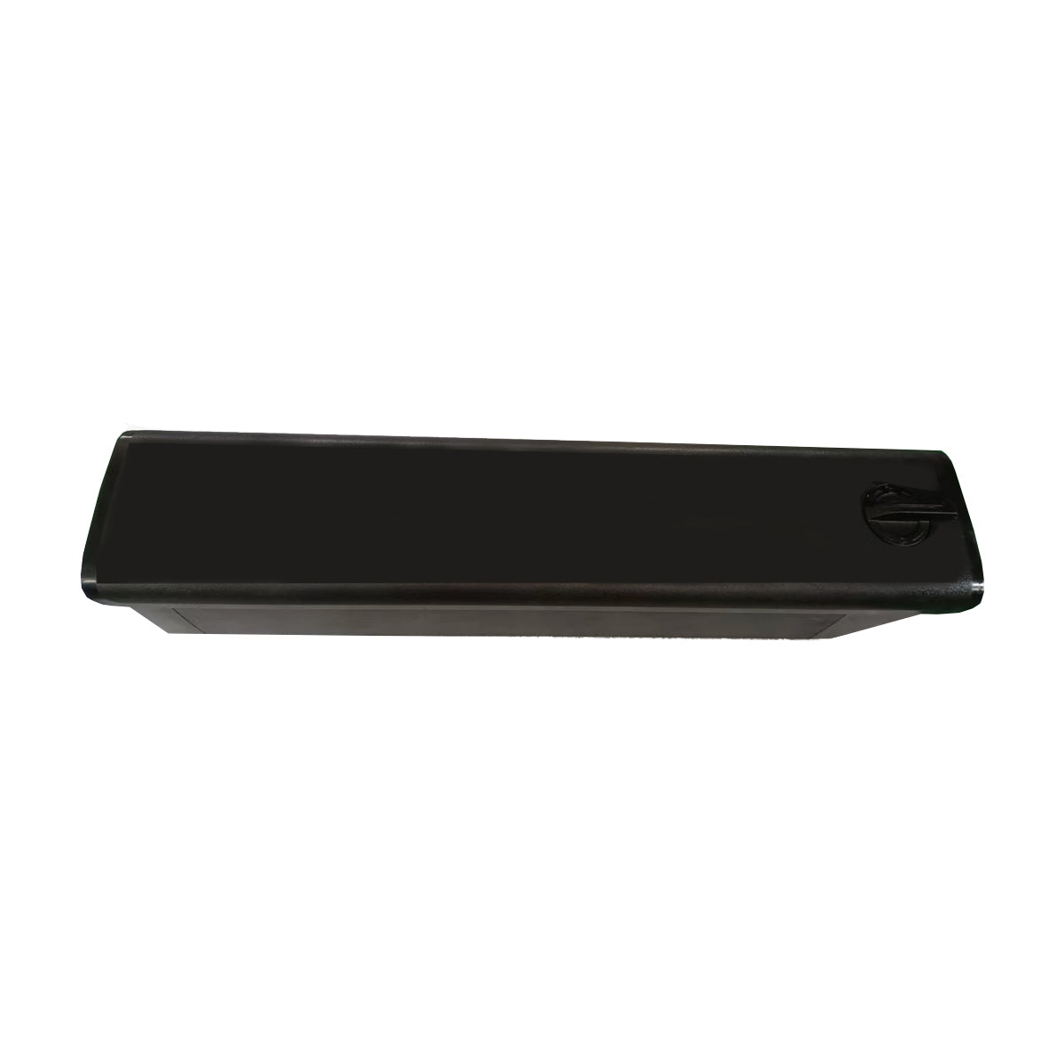Lankeleisi Bikes lithium-ion battery for electric bicycle, showing the compact, black rechargeable battery with branding details.